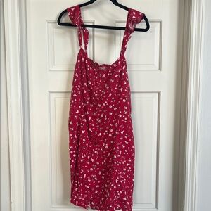 Mossimo Supply Co. Red Floral Dress